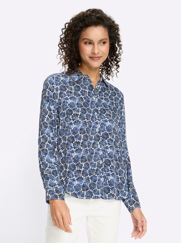 Camicia da donna di heine in blu: frontale