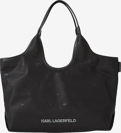 Karl Lagerfeld Ostoskassi värissä vaaleanharmaa / musta, Tuotenäkymä