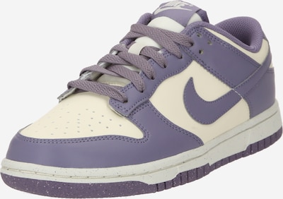 Nike Sportswear Platform trainers 'Dunk' in Cream / Dark purple, Item view