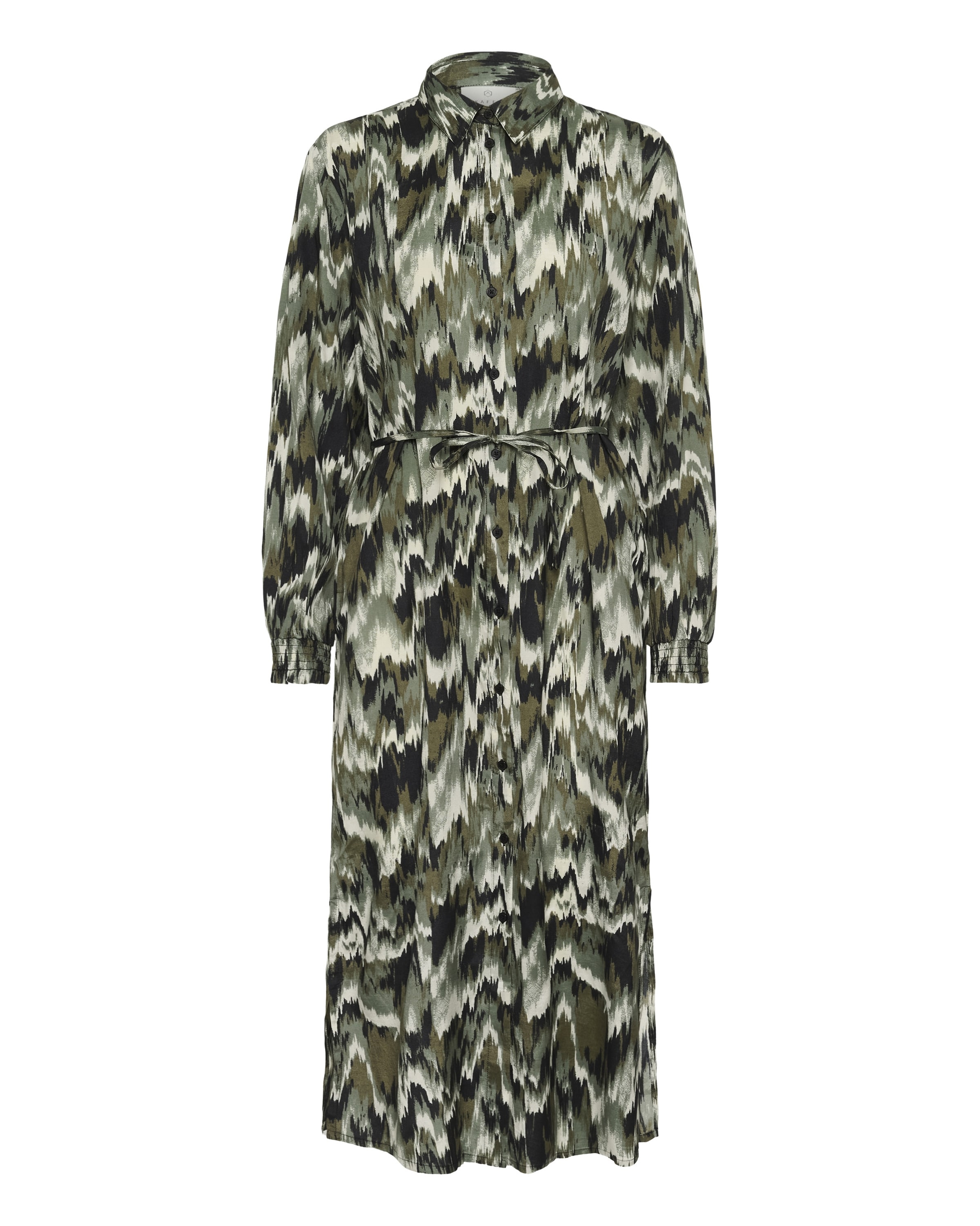 Kaffe Kleid in Grün: Vorderseite