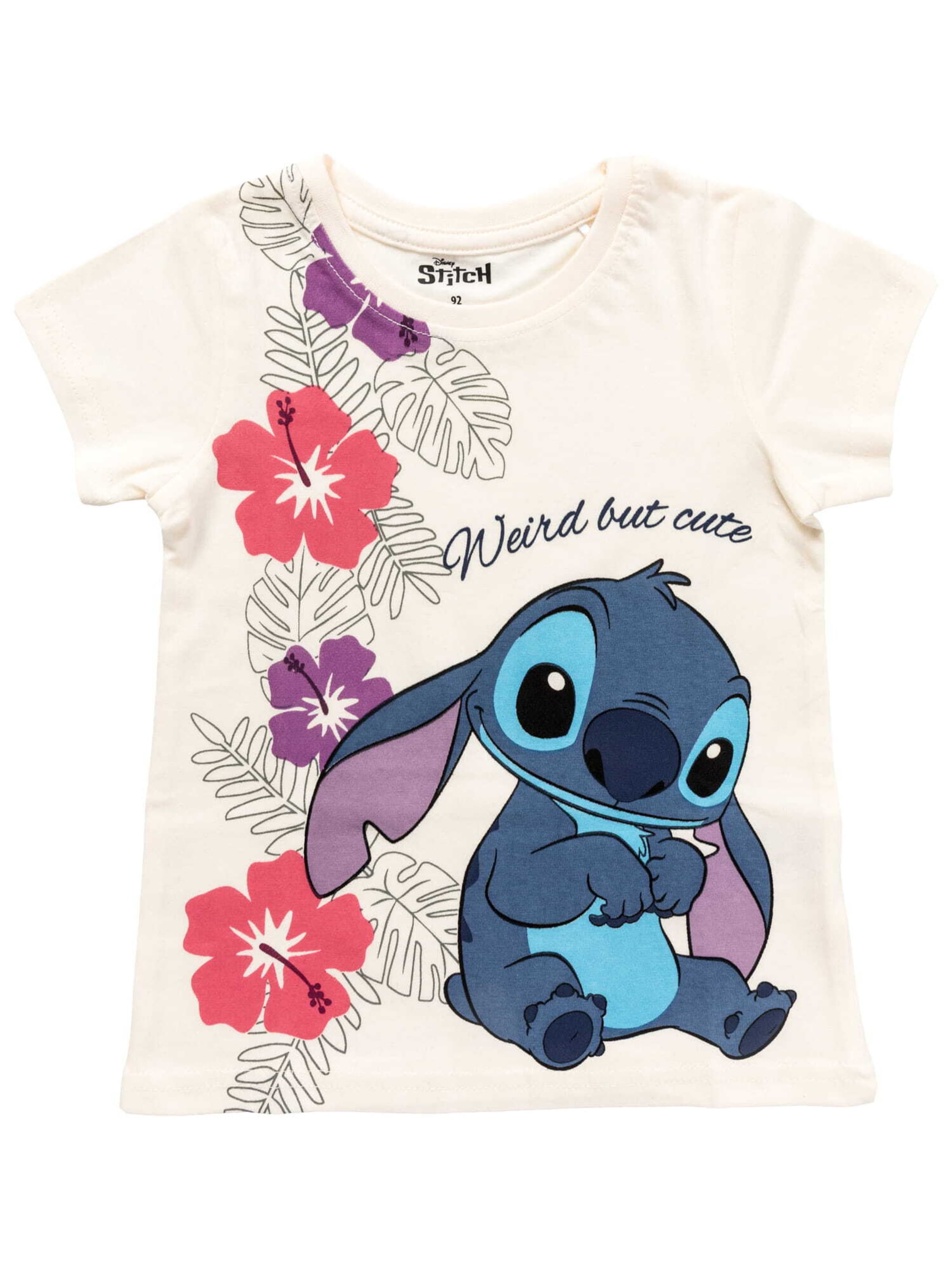 DISNEY Nachtkledij 'Lilo & Stitch' in Wit