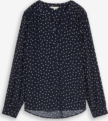 TOM TAILOR - Blusa en azul: frente
