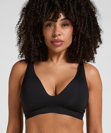 Hunkemöller T-shirt BH in Zwart: voorkant