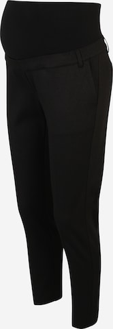 Attesa Regular Chino Pants 'GILDA' in Black: front