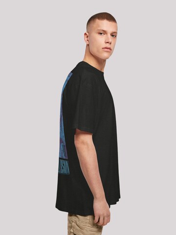 F4NT4STIC Shirt 'Guns 'n' Roses Music Double Illusion' in Zwart