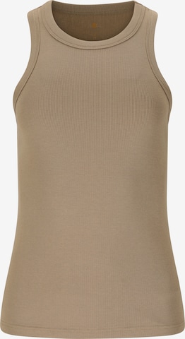 Athlecia Top 'Lenga' in Braun: Vorderseite