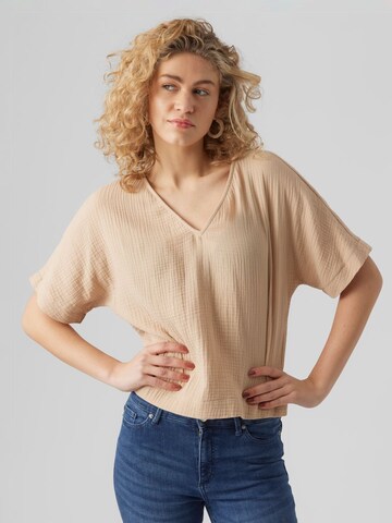 VERO MODA Bluse 'Natali' i beige