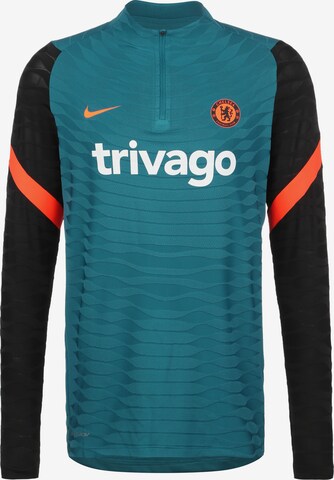 NIKE Athletic Sweatshirt 'FC Chelsea' in Green: front