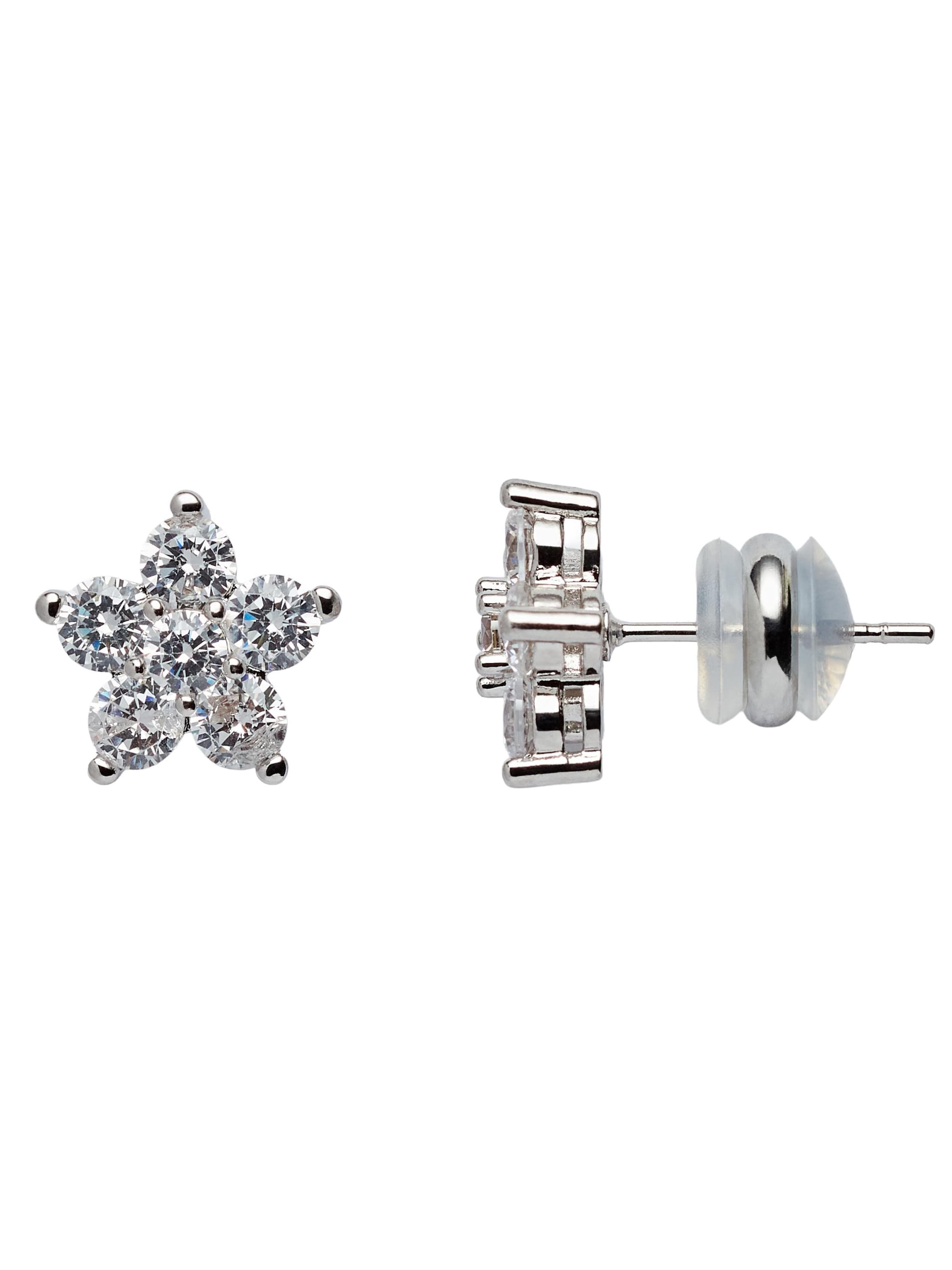 U.S. POLO ASSN. Ohrringe 'Janet'‌‌‌‌‌‌‌‌‌‌ in One Size in silber, Produktansicht