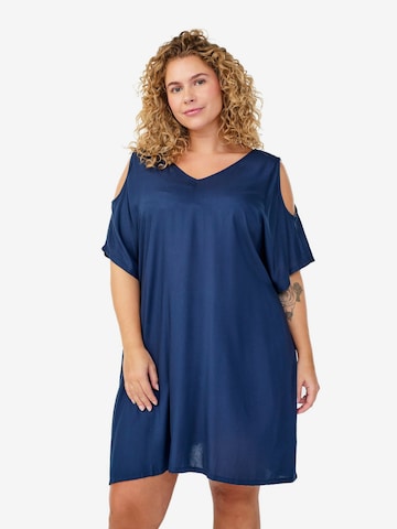 Swim by ZizziHaljina za plažu 'SLOW' - plava boja: prednji dio