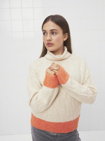 Pull-over NAME IT en beige : devant