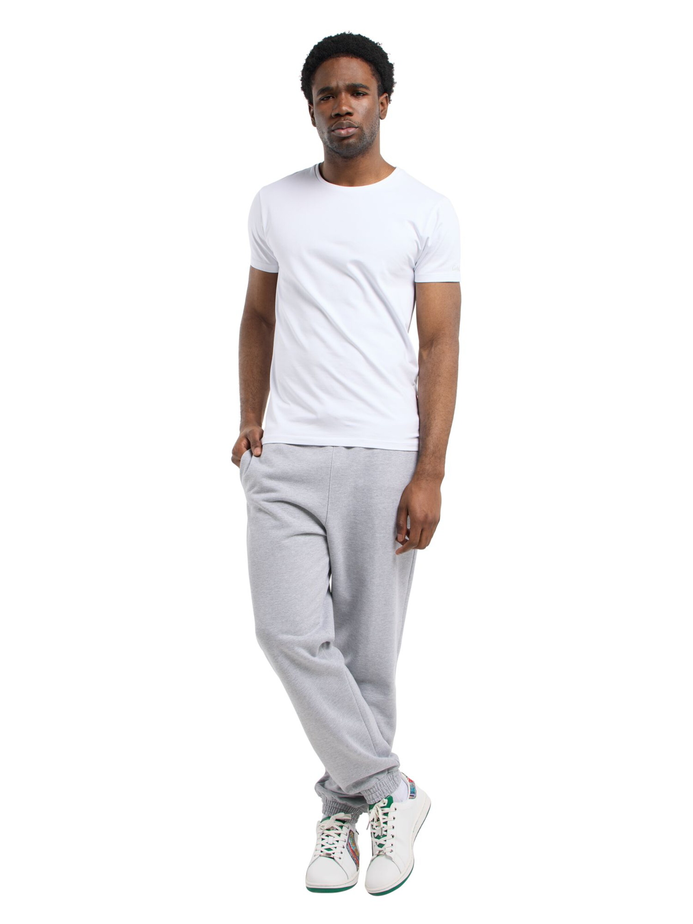 Regular Pantalon 'Frendo' Carlo Colucci en gris