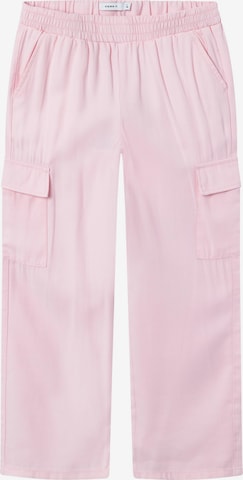 Pantalon 'Bella' NAME IT en rose : devant