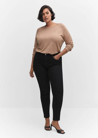 MANGO Skinny Farmer 'Abby' - fekete