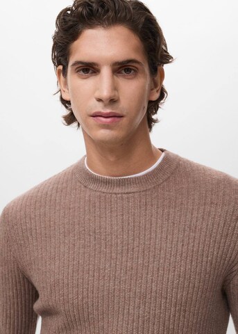 MANGO MAN Sweater 'Park' in Brown