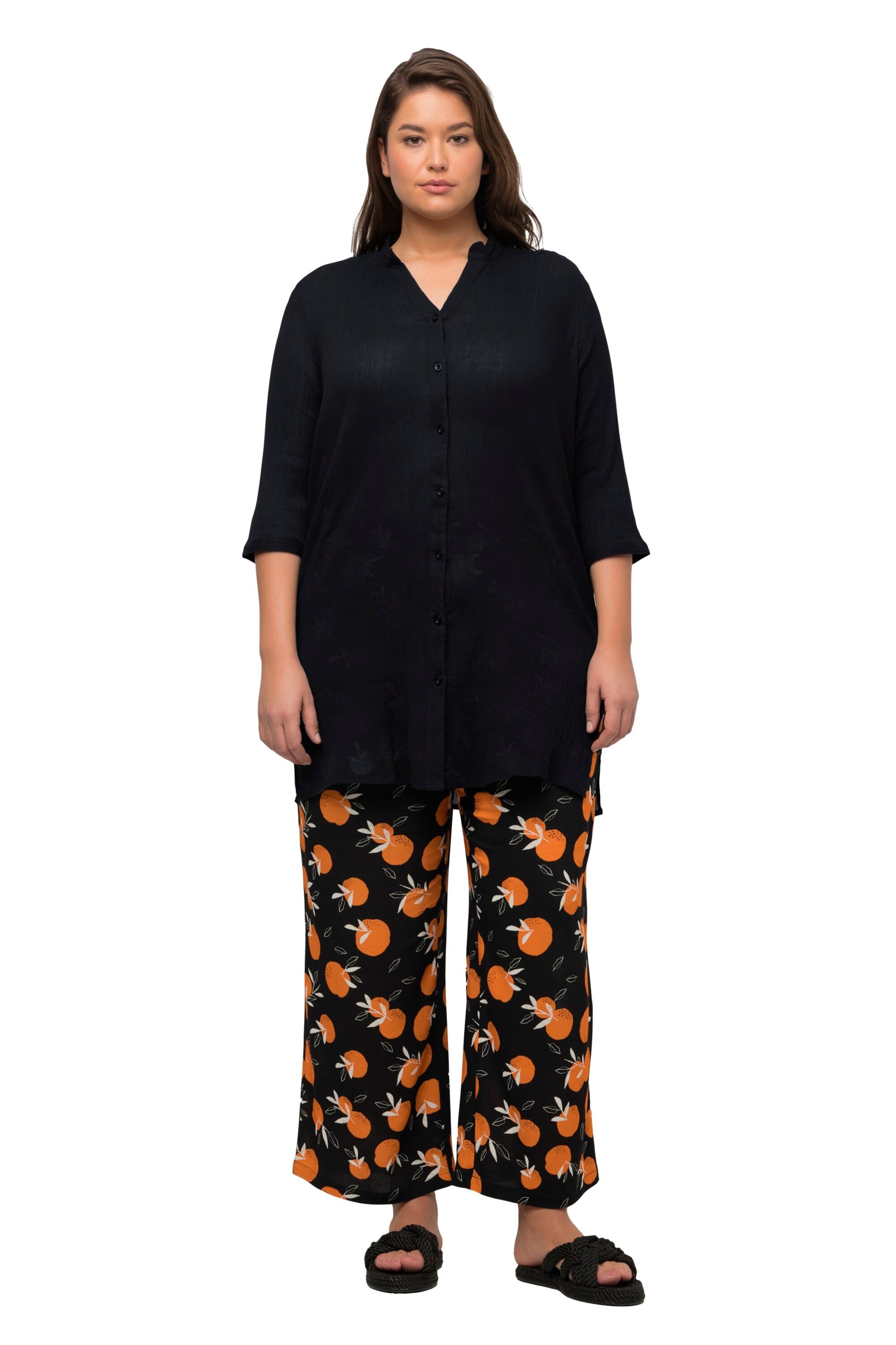 Ulla Popken Blouse in Zwart