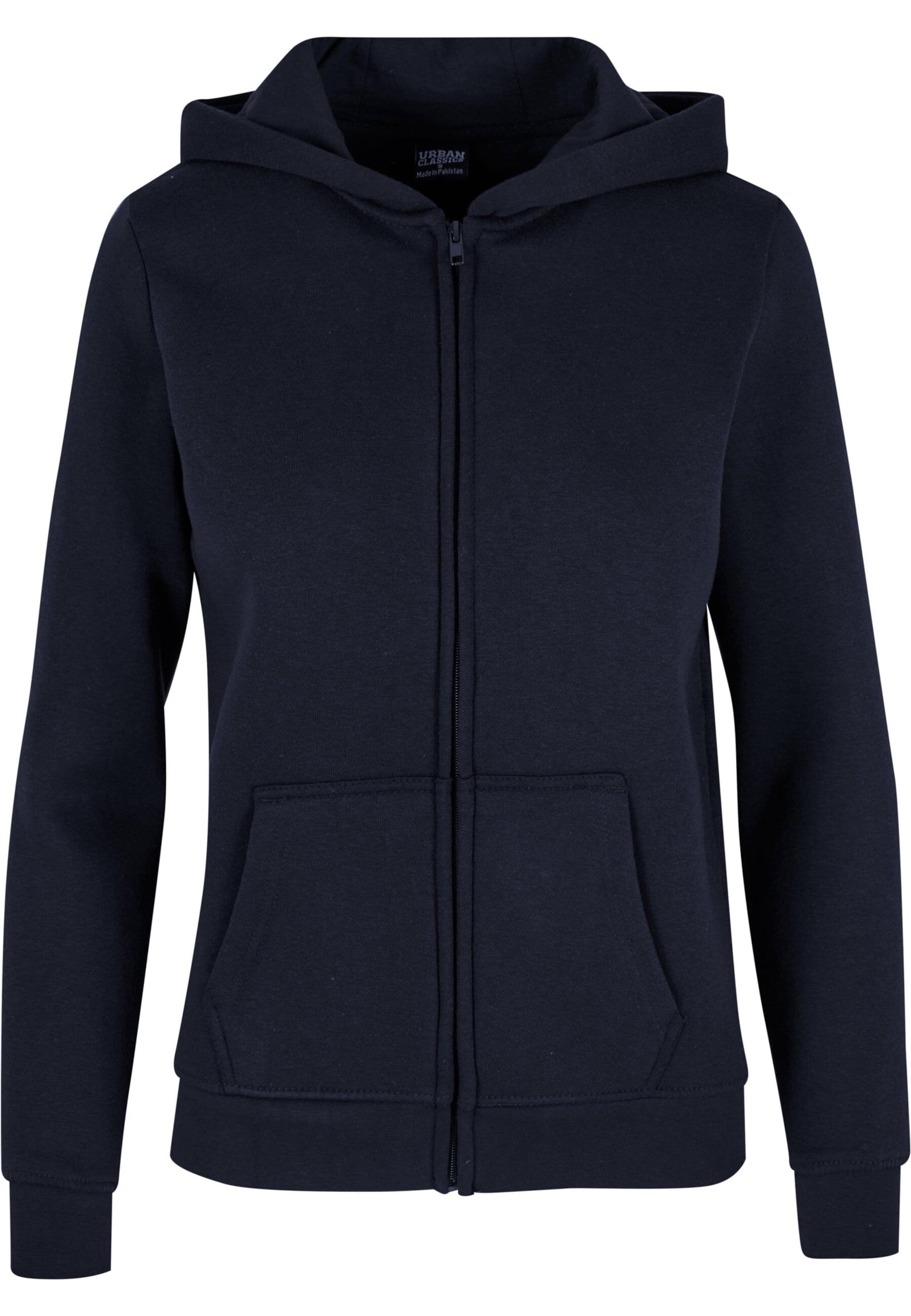 Urban Classics Sweatvest 'Essential' in Blauw: voorkant