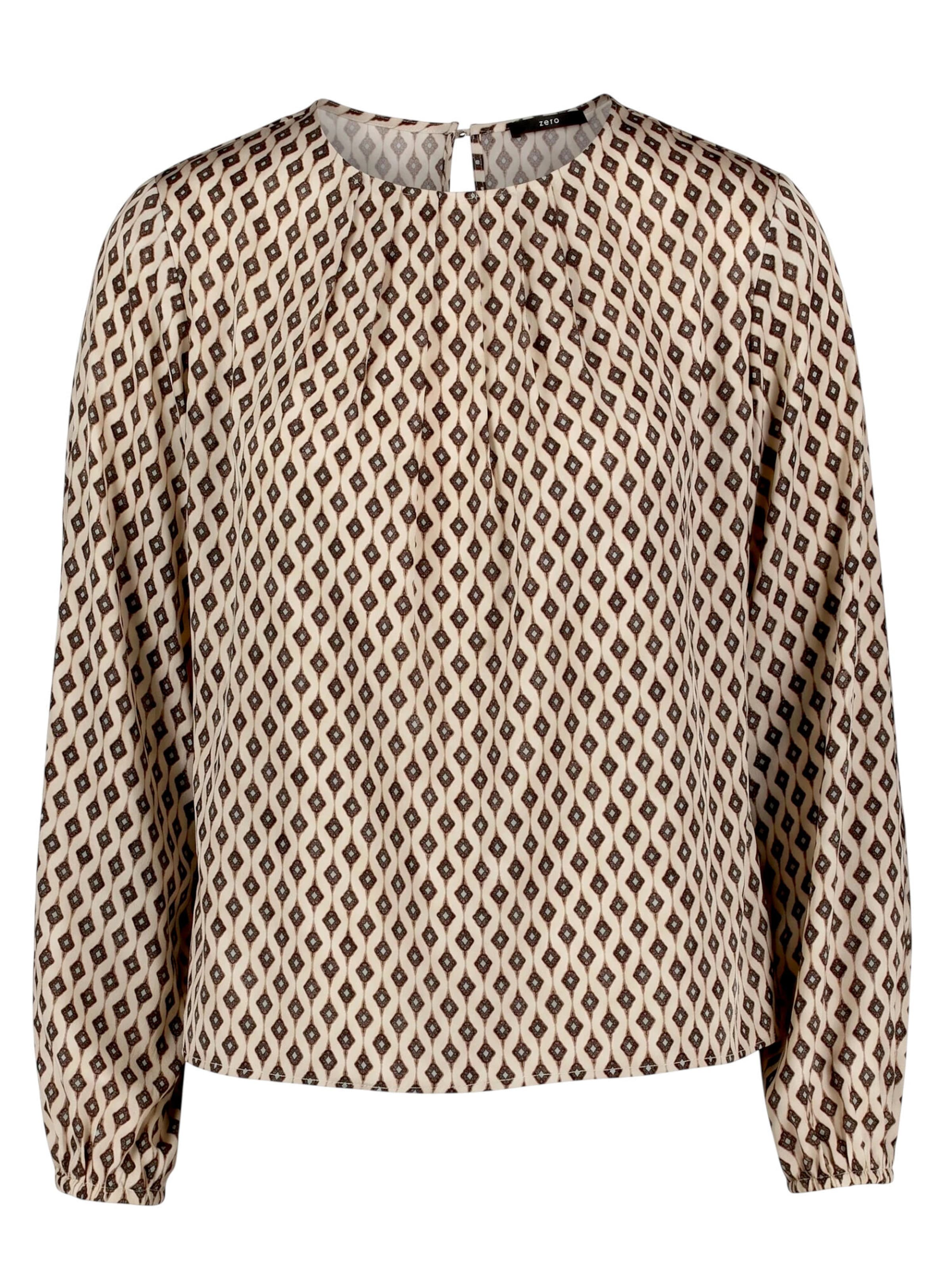 Camicia da donna di zero in bianco: frontale