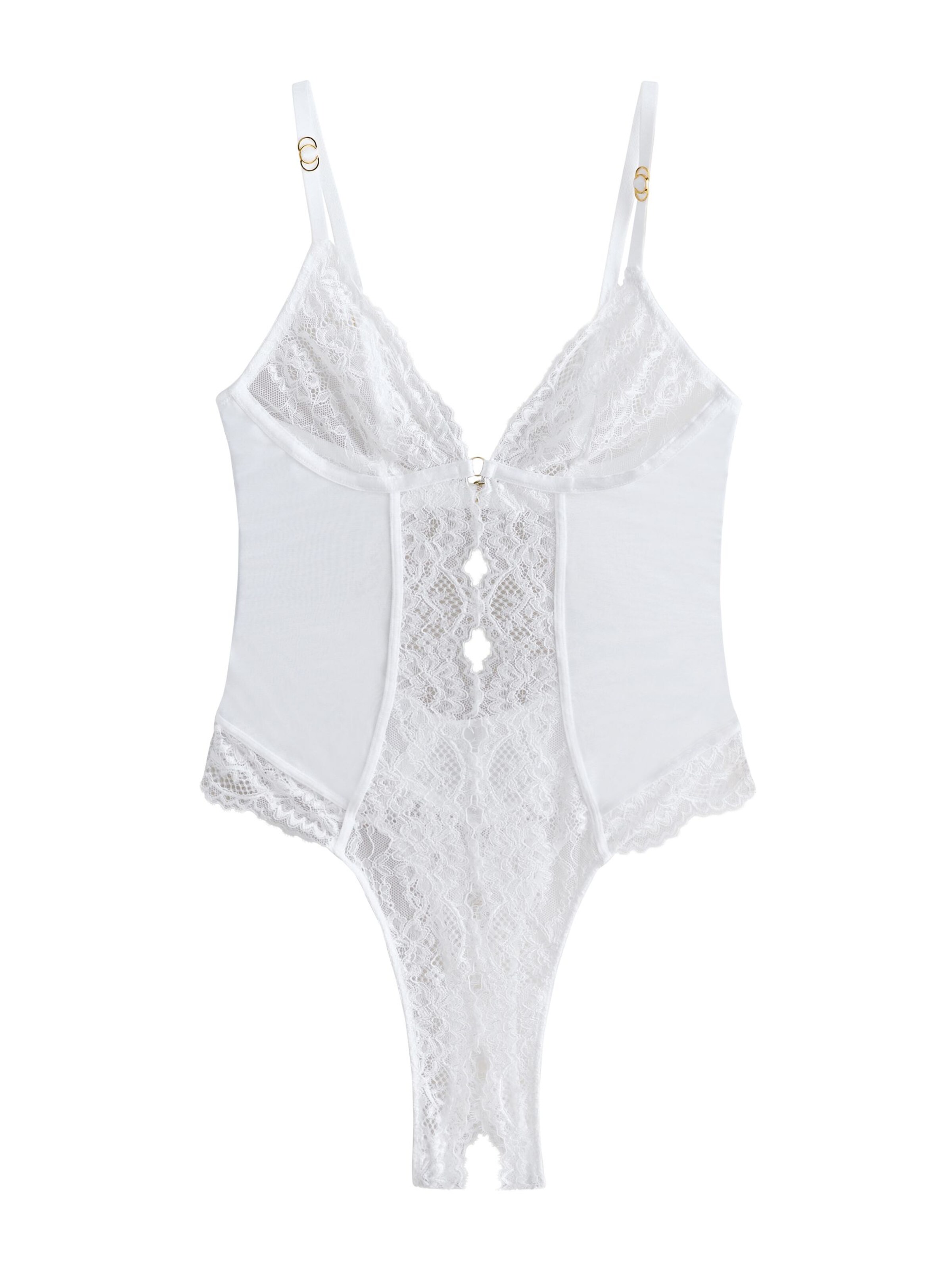 Next Bodysuit in White: front