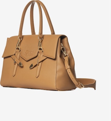 Sacs à main 'Elora Elite' Secret Pon Pon en marron : devant