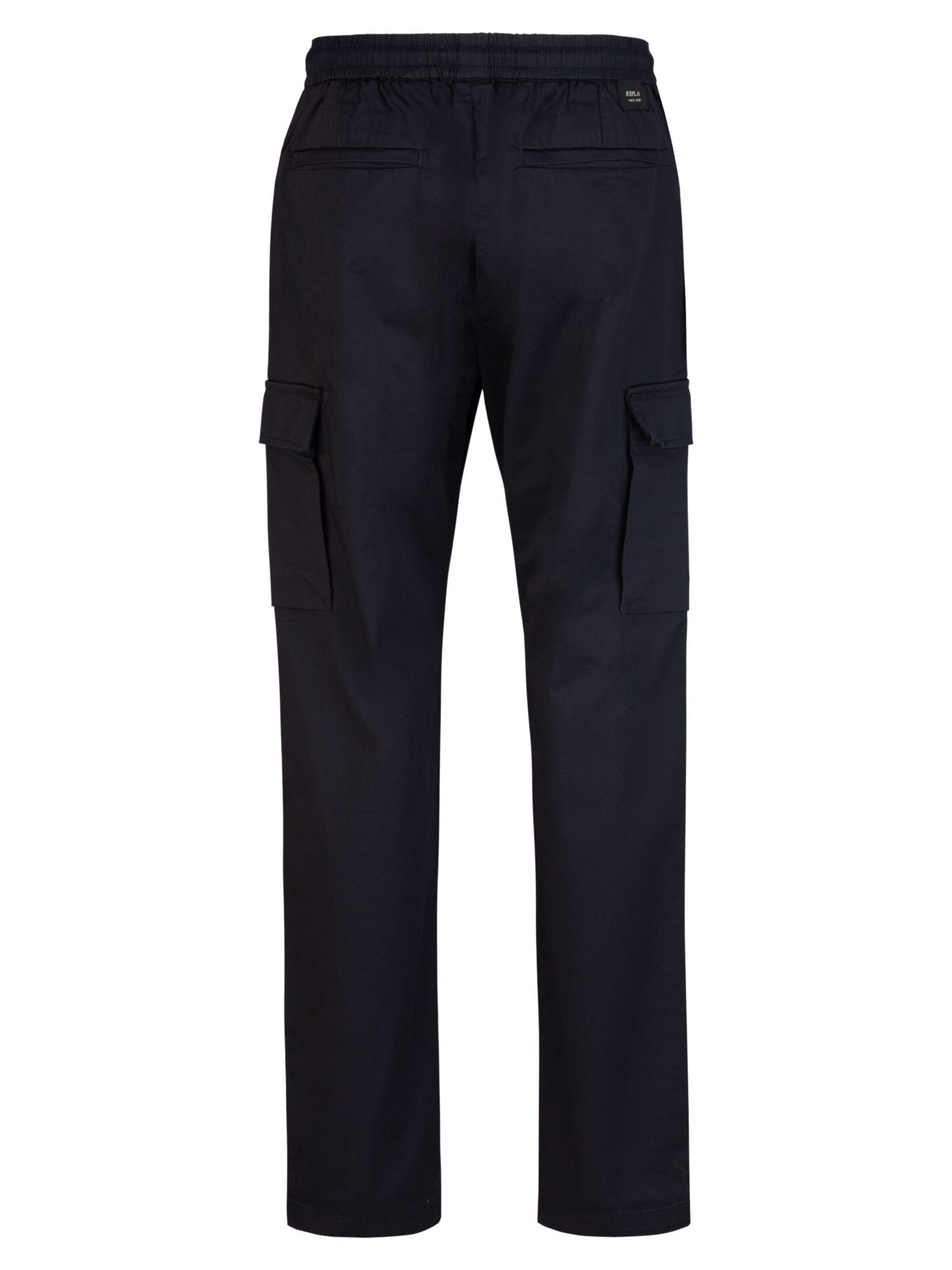 REPLAY Regular Cargo Pants in Black
