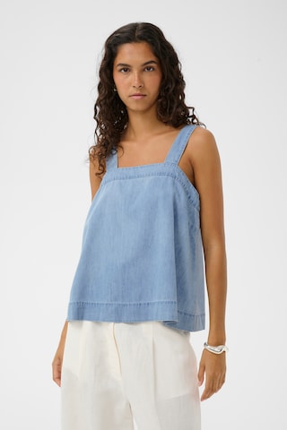 SOAKED IN LUXURY Top in Blauw: voorkant