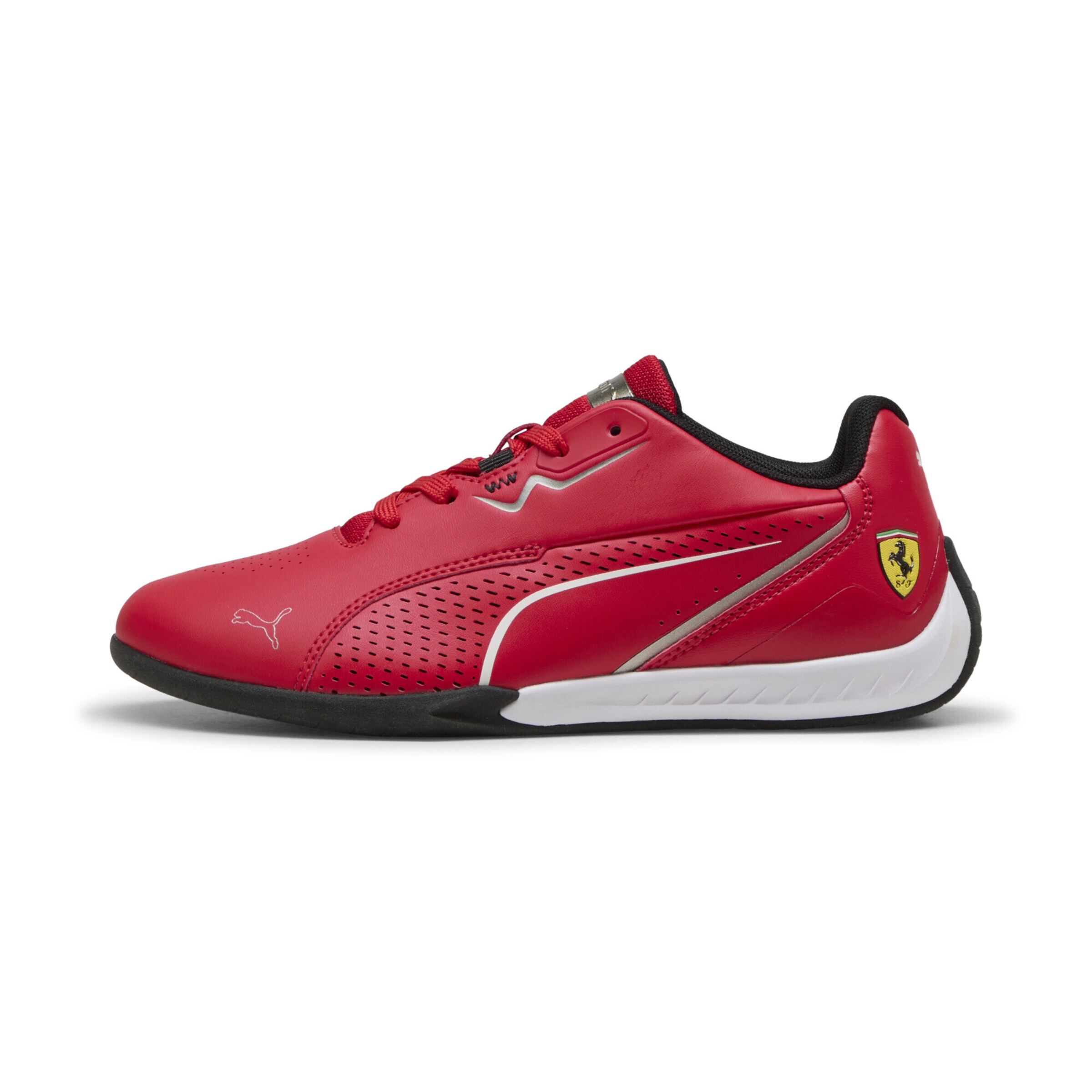 puma red colour shoes