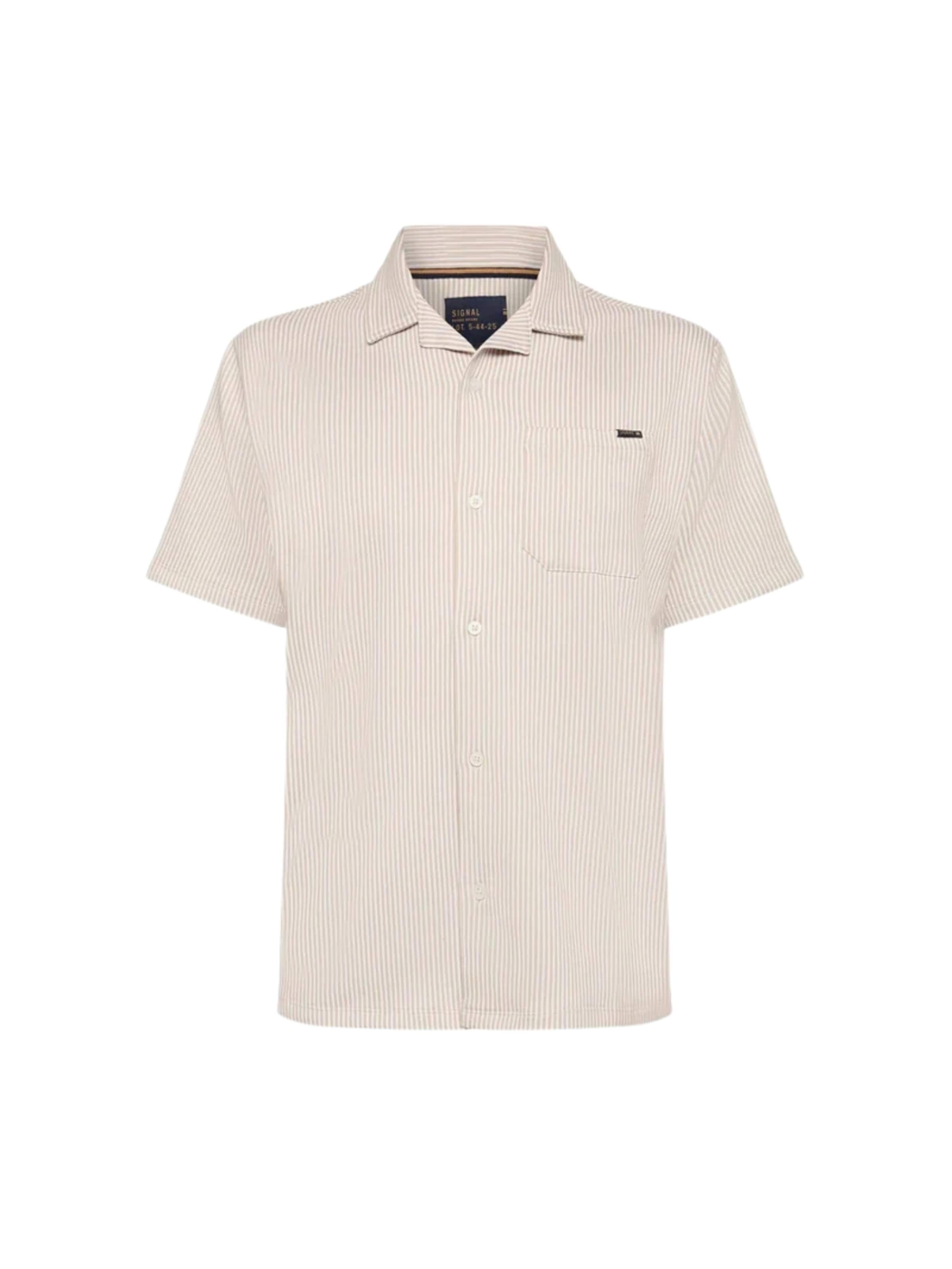 Signal Regular Fit Hemd 'Willy' in Beige: Vorderseite