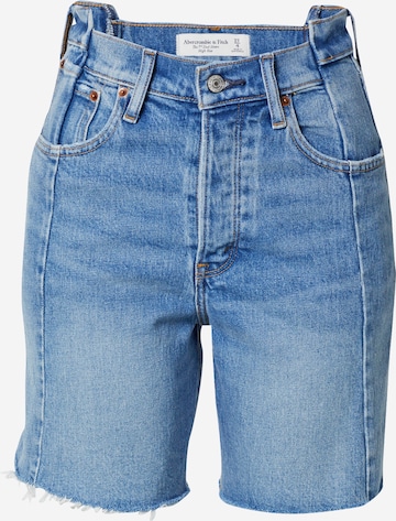 Abercrombie & Fitch Regular Jeans in Blauw: voorkant