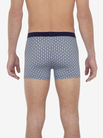 HOM Comfort Boxer Briefs ' Lices ' in Blau