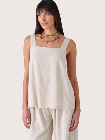 Camomilla Top 'Tejat' in Beige: voorkant