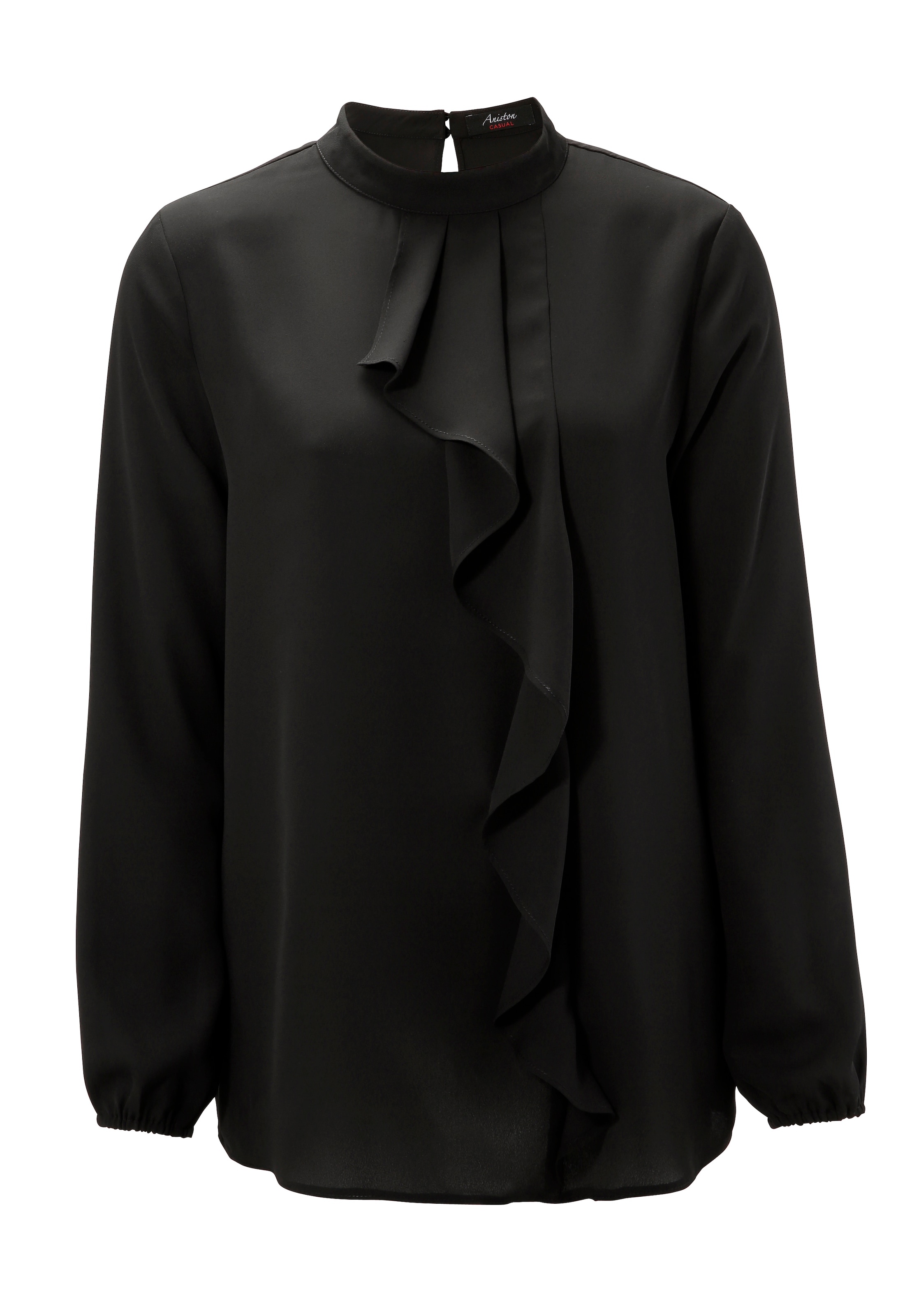 Aniston CASUAL Bluse in Schwarz: Vorderseite