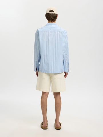 SELECTED - Ajuste confortable Camisa 'SLHMurray' en azul