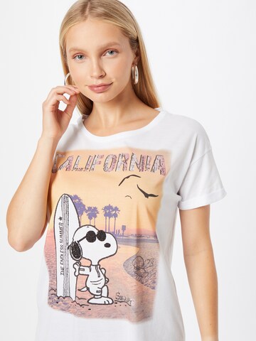 PRINCESS GOES HOLLYWOOD Koszulka 'Snoopy California' w kolorze biały