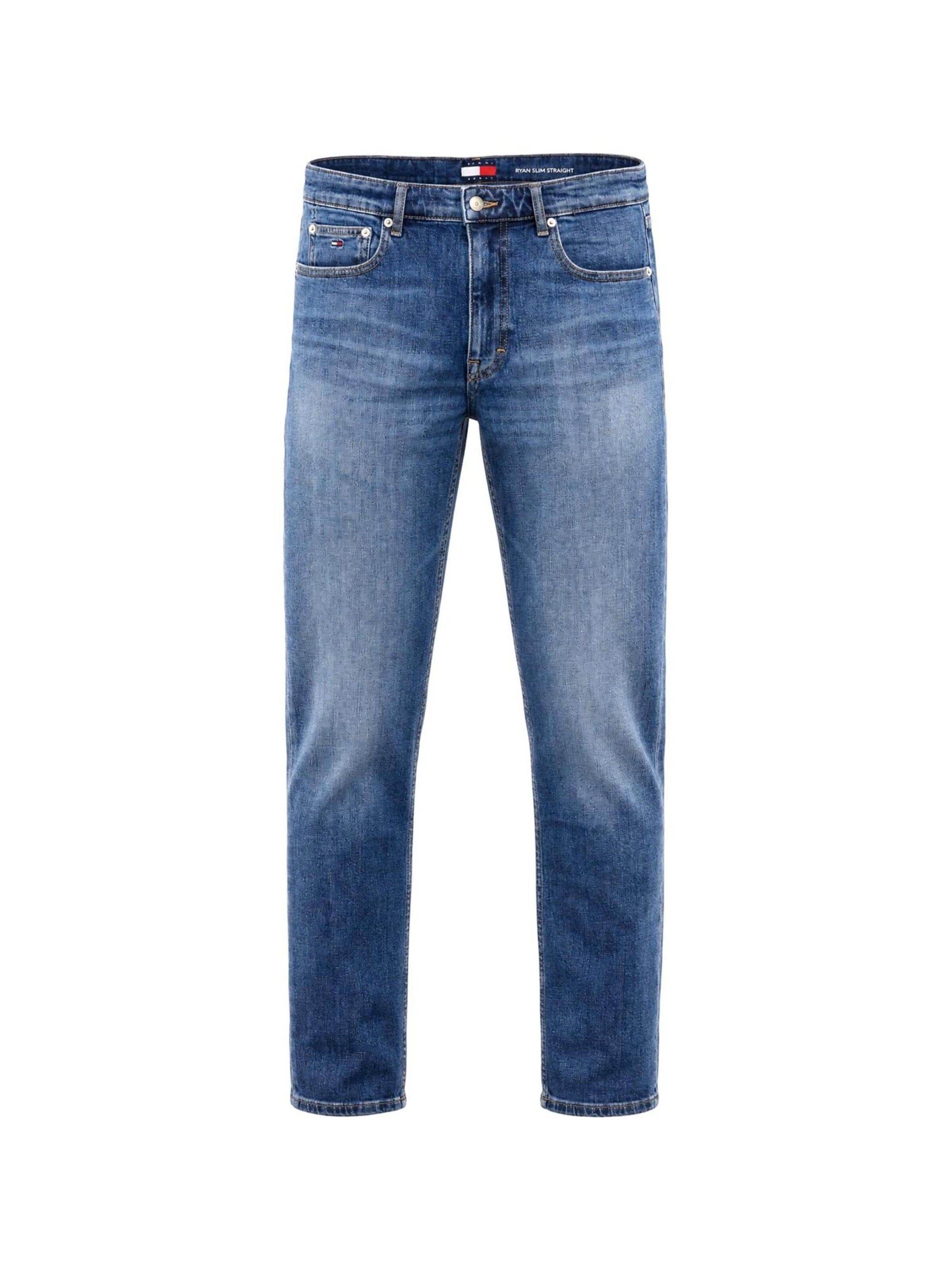 Tommy Jeans Slimfit Jeans 'RYAN' in Blauw: voorkant