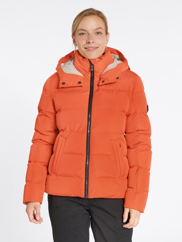 ZIENER Athletic Jacket 'TUSJA' in Orange: front