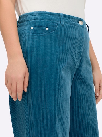 SHEEGO Zvonové kalhoty Kalhoty – modrá