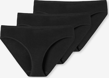 Slip di SCHIESSER in nero: frontale