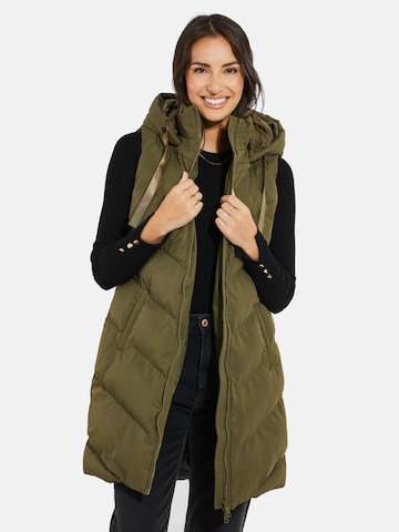 Gilet 'Vamp' di Threadbare in verde: frontale