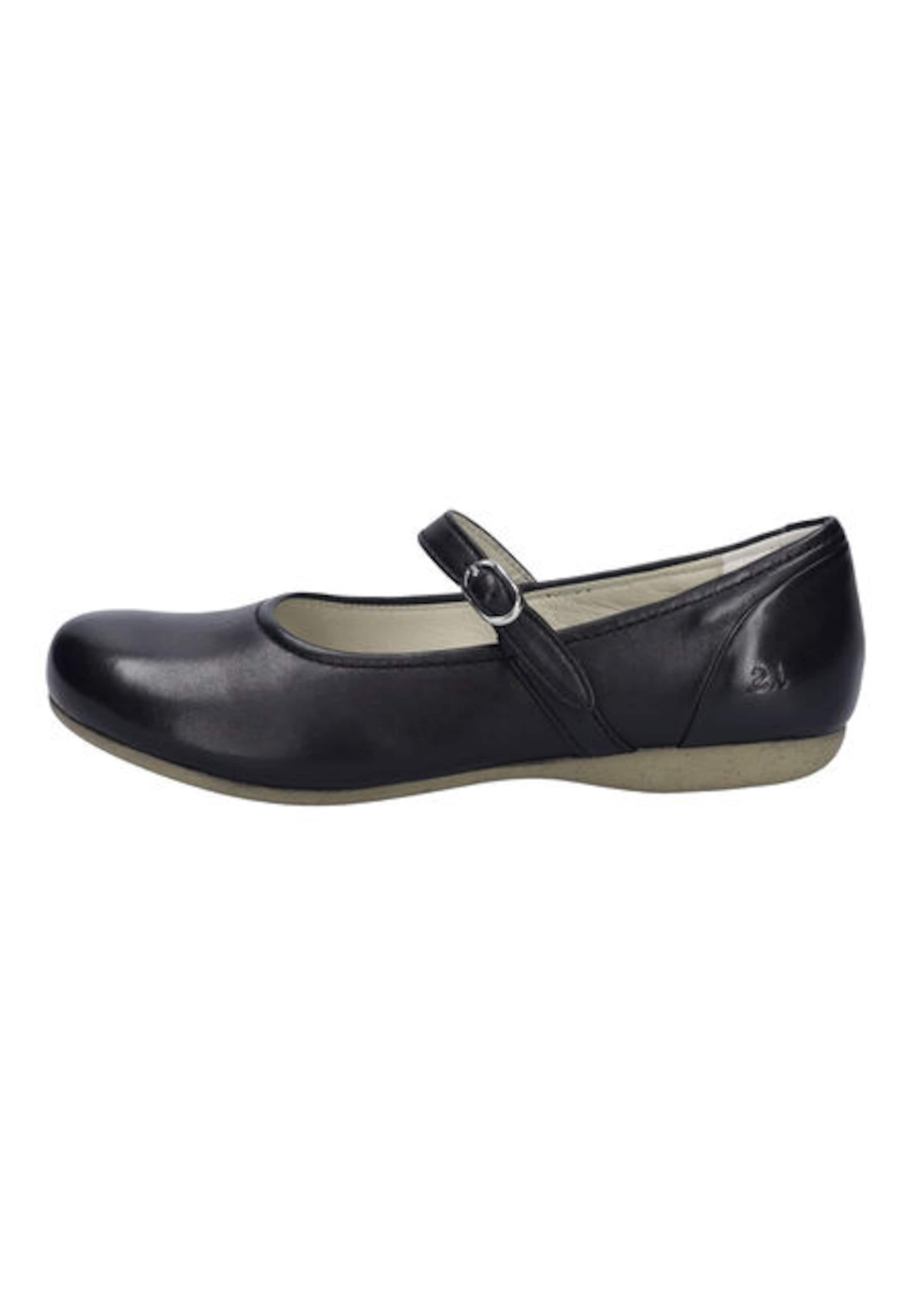 JOSEF SEIBEL Ballet Flats in Black: front