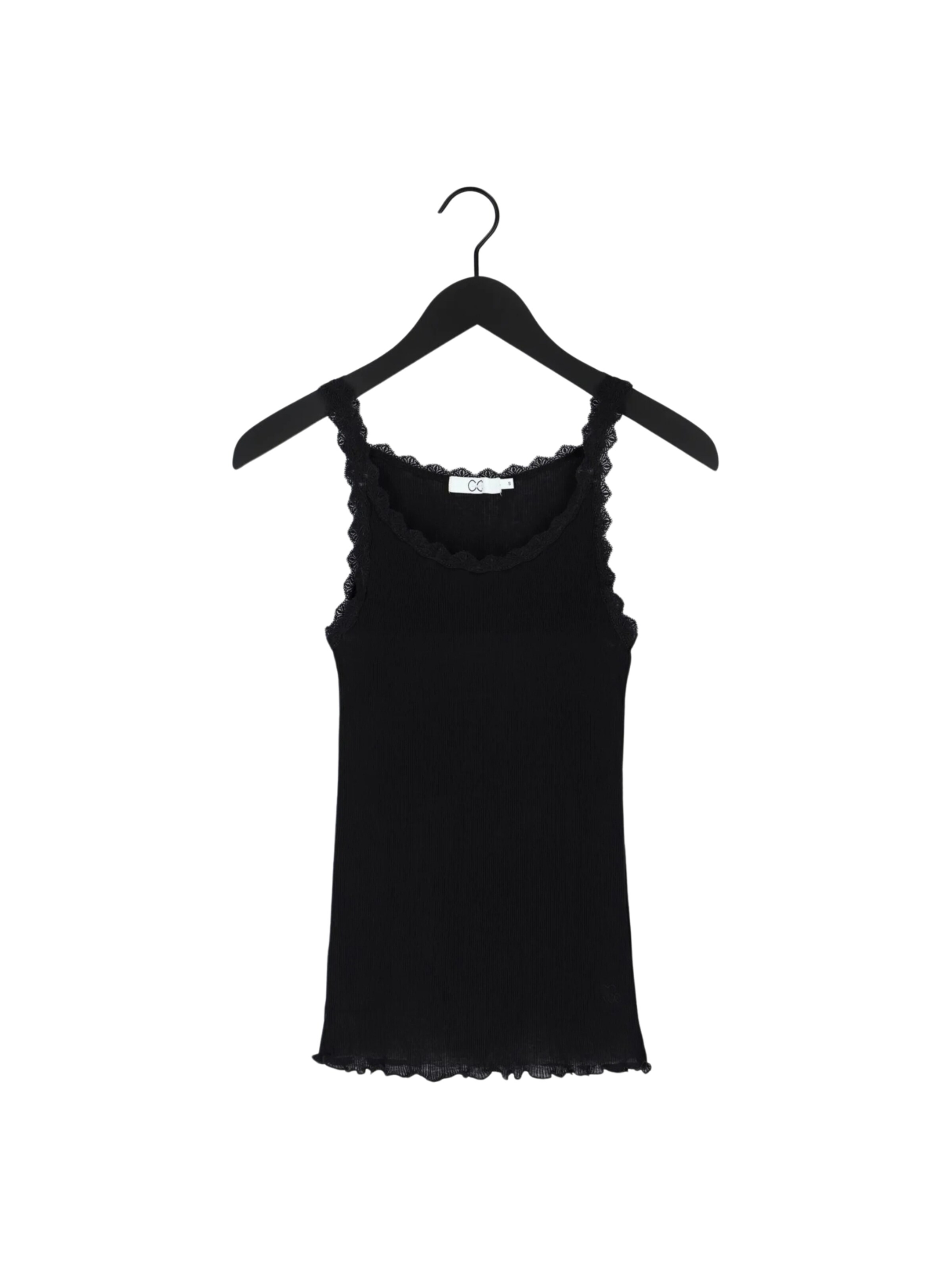 Coster Copenhagen - Top ' POPPY ' en negro: frente