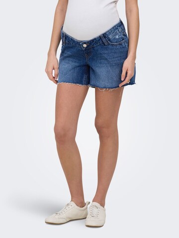 Only Maternity Regular Jeans 'OLMGabi' in Blue