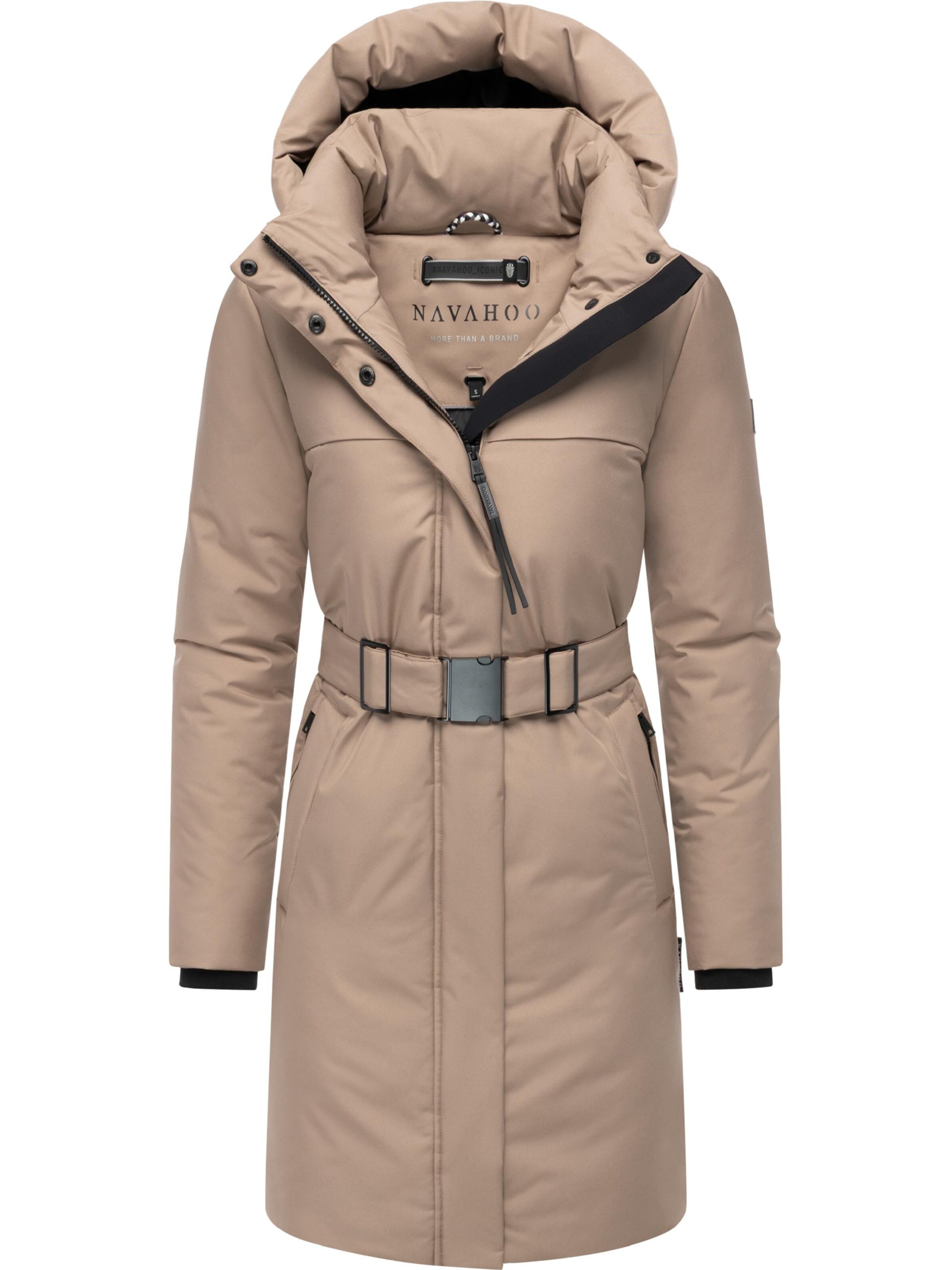 NAVAHOO Wintermantel 'Gipfelspass XIV' in Beige
