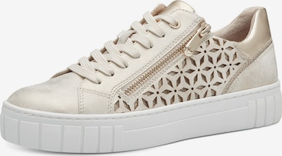 MARCO TOZZI Sneaker low i sand / guld, Produktvisning