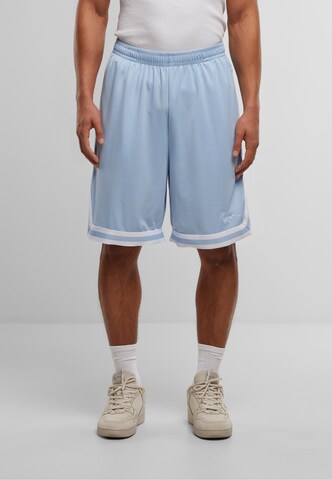 Regular Pantalon 'Small Signature' Karl Kani en bleu : devant