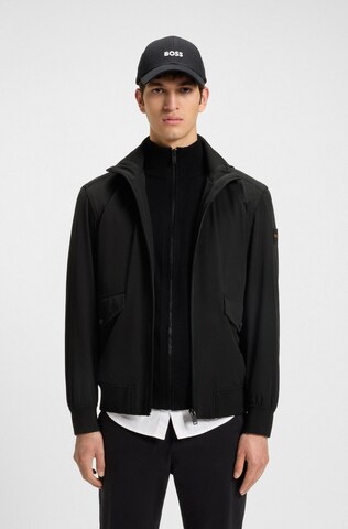 BOSS Between-Season Jacket 'Ohice' in Black: front