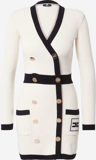 Elisabetta Franchi Knit dress in Cream / Black, Item view
