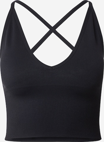 Reggiseno sportivo di Aim'n in nero: frontale