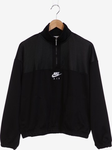 NIKE Sweatshirt & Zip-Up Hoodie in L in Black: front