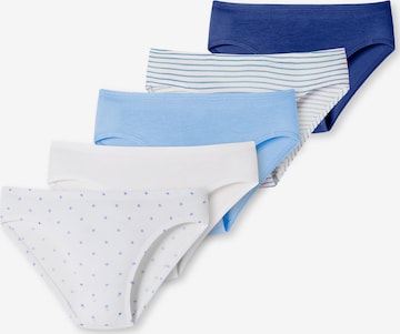 SCHIESSER Underpants ' 95/5 Organic Cotton ' in Blue: front